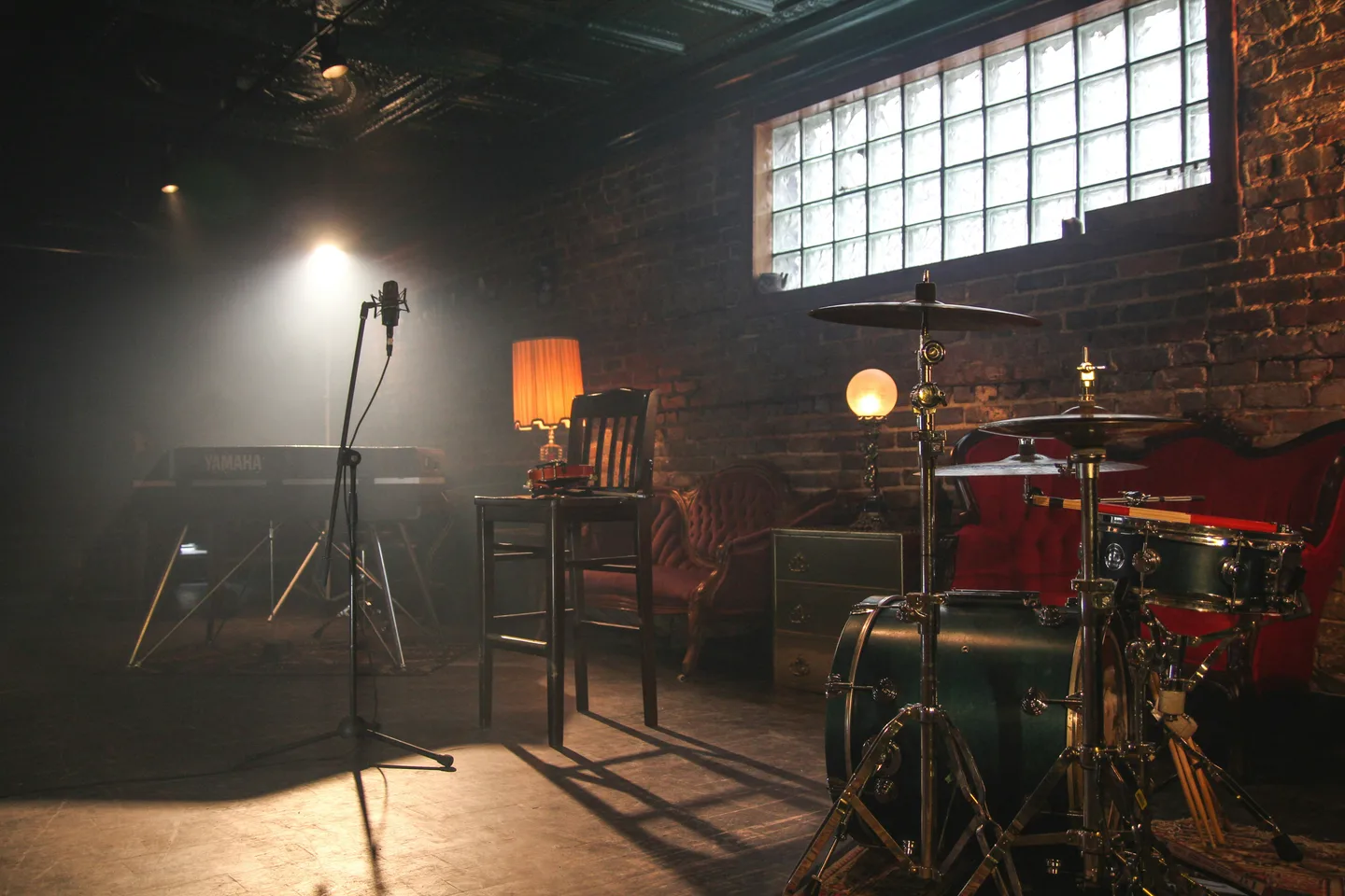 Drum kit and percussion instruments